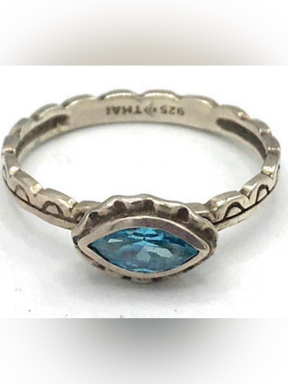 Blue Silpada Belle Fleur Ring